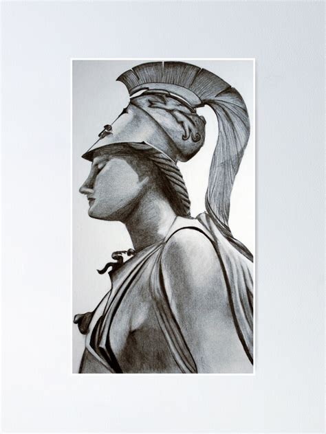 Athena Poster By Haegej Redbubble