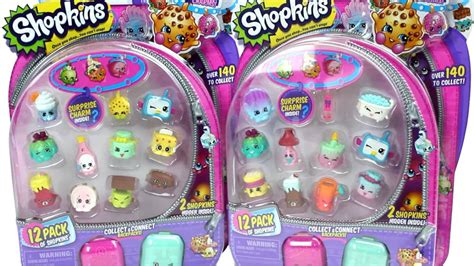 Shopkins Season 5 Two 12 Packs Unboxing Review With Glow In The Dark