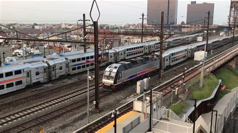Amtrak Njt And Path Hd 60fps Sunrise Trains Along The Northeast