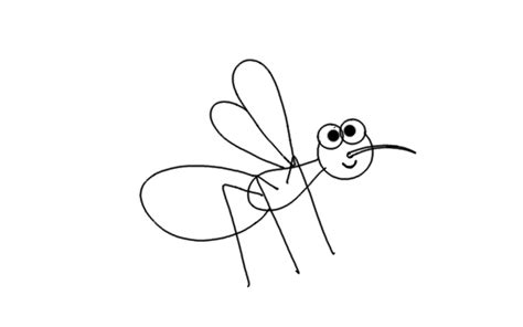 How To Draw A Mosquito Step By Step For Kids