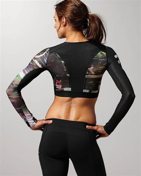 Her Reebok CrossFit Shadow II Compression Crop | Crossfit clothes