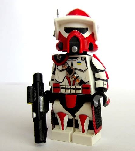 Custom Lego Red Clone Arf Arc Trooper Nobleartists777 Flickr