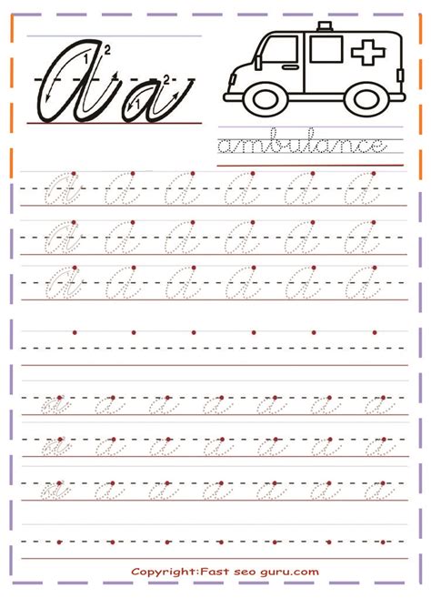 What you'll likely find is that as you begin to learn how to write capital cursive letters, they're a lot more fun and interesting to write than your usual printed letters. Printable cursive handwriting practice sheets letter a ...