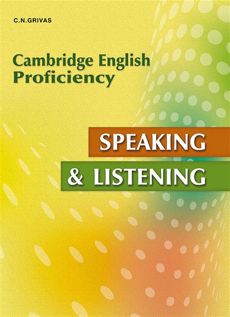 Grivas Publications Speaking And Listening For The Cambridge English