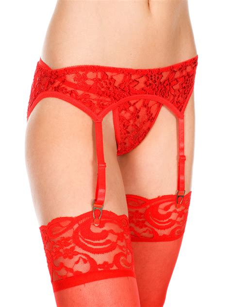 red lace garterbelt and g string skin two uk