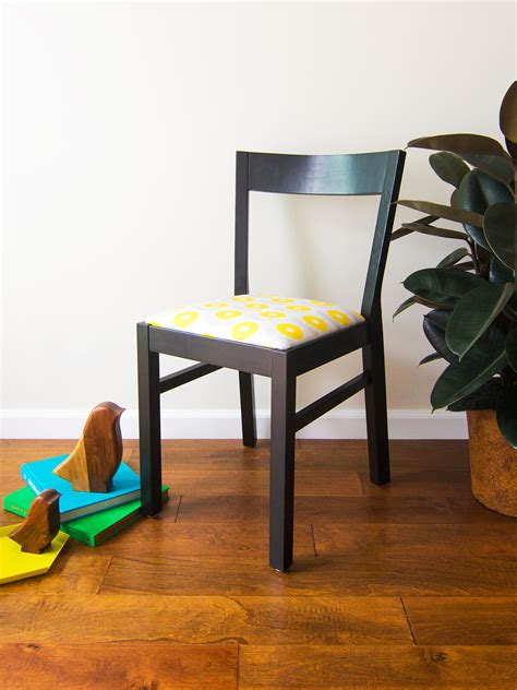 Velvet upholstered dining chairs, set of 2 dining room tufted chair, modern button tufted armless chairs with nailhead trim and back ring pull (black) 4.5 out of 5 stars 45 $325.99 $ 325. DIY Upholstered Dining Room Chairs - Sarah Hearts