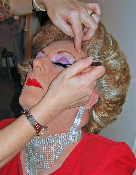 MY MOTHER DOING MY EYELINER DENISE BOUFFANT Flickr