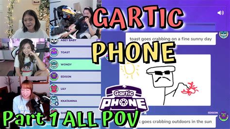 Otv Plays Gartic Phone Again All Pov Part 1 Ft Sykkuno Disguised