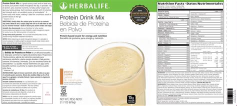 Enjoy fruits and veggies with these quick juicing ideas for energy. Herbalife Protein Drink Mix Peanut Cookie Ingredients | Flickr