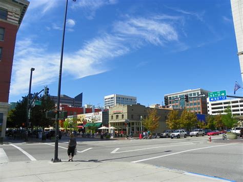Beautiful Downtown Boise Idaho Corner Of 8th And Bannock Flickr