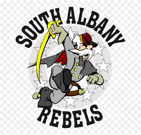 Png Format File South Albany High School Rebel Mascot Free