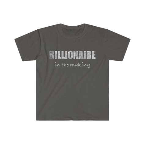 Billionaire In The Making Shirt Entrepreneur Gift Business Etsy