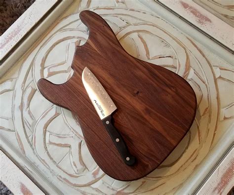 These Guitar Shaped Kitchen Cutting Boards Are Made For A Different