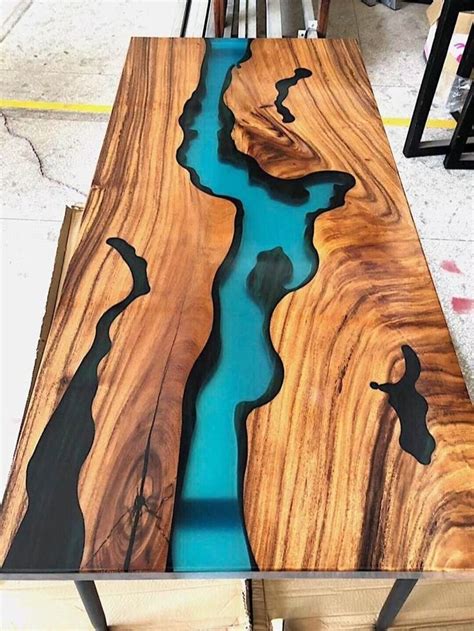 Epoxy Resin Wood Table Without Storage At Rs 70000piece In Nashik