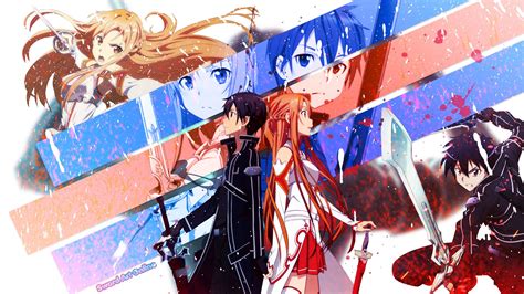 Kirito And Asuna Full Hd Wallpaper And Background Image 1920x1080