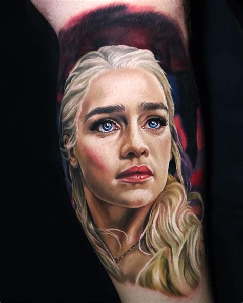 Daenerys Targaryen Tattoo By Jordan Croke With Images Targaryen