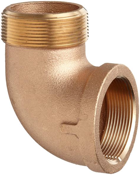 Lead Free Brass Pipe Fitting 90 Degree Street Elbow Class 125 34