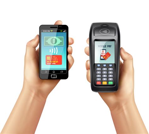 Hands With Smartphone And Payment Terminal Download Free