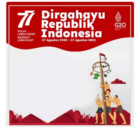 CONTOH SPANDUK HUT RI Ke 77 Desain Kekinian Cocok Dijadikan Banner Dan