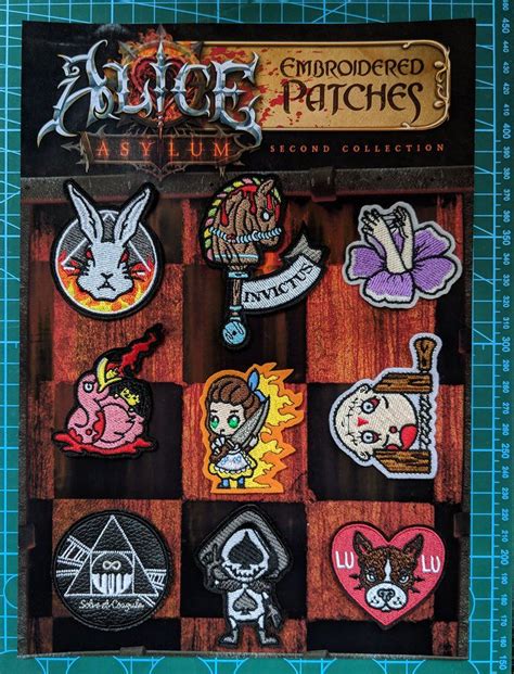 Alice Asylum Embroidery Patch Set Nd Edition Mysterious Alice