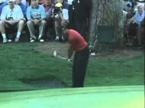 Tiger Woods Masters Shot On Th Hole Youtube