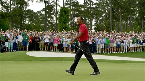Masters Champion Tiger Woods Celebrates After Winning The 2019 Masters