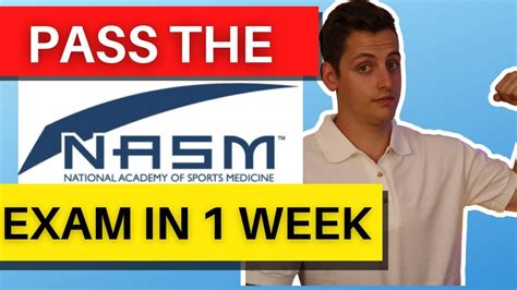 How To Pass The Nasm Cpt Exam In Only 1 Week In 2023 Youtube