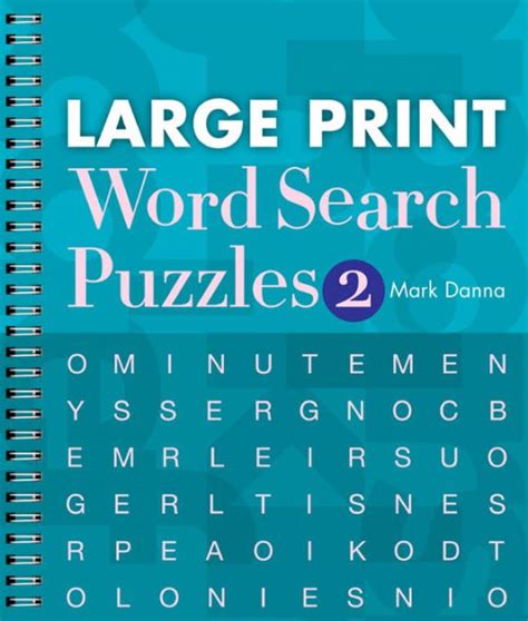 Large Print Word Search Puzzles 2 By Mark Danna Other Format Barnes