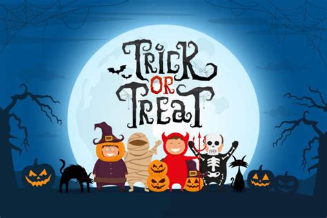 Trick Or Treat Illustrations Royalty Free Vector Graphics And Clip Art