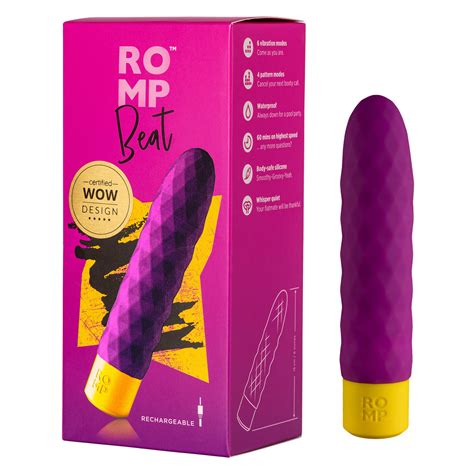 Romp Beat Rechargeable Bullet Vibrator Purple