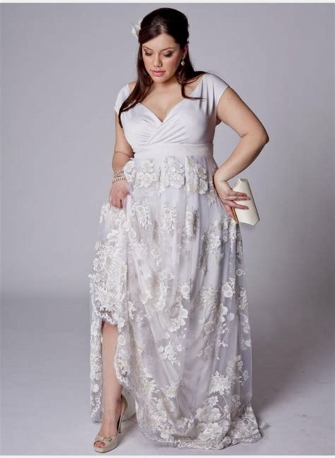 With carefully placed details like mixed beading, sequins and glittered lace, showing off your sense of style. casual wedding dresses plus size - informal wedding ...