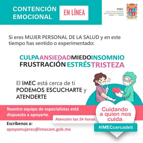 Dara Imec ContenciÓn Emocional Gratuita A Mujeres Del Sector Salud Que