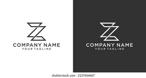 Letter Z Zz Monogram Logo Design Stock Vector Royalty Free 2137454467