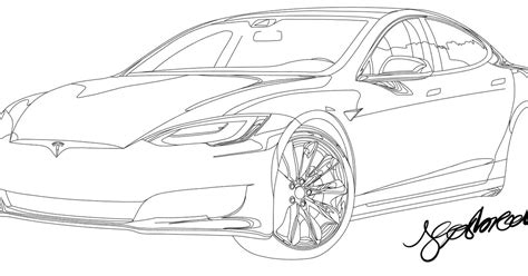 Tesla Drawing at PaintingValley.com | Explore collection of Tesla Drawing