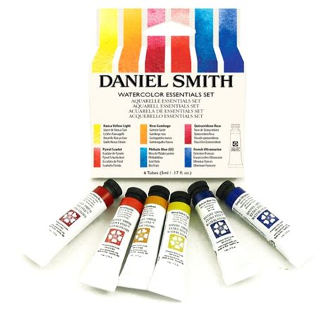 Daniel Smith Watercolor Essentials Set 6 Tubes X 5 Ml