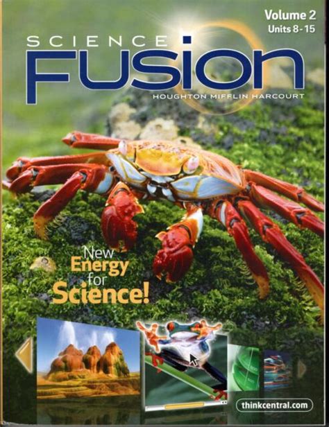 Science Fusion Volume 2 Units 8 15 Houghton Mifflin Harcourt For Sale