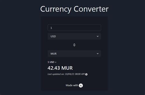 How I Built A Simple Currency Converter App Using Rec