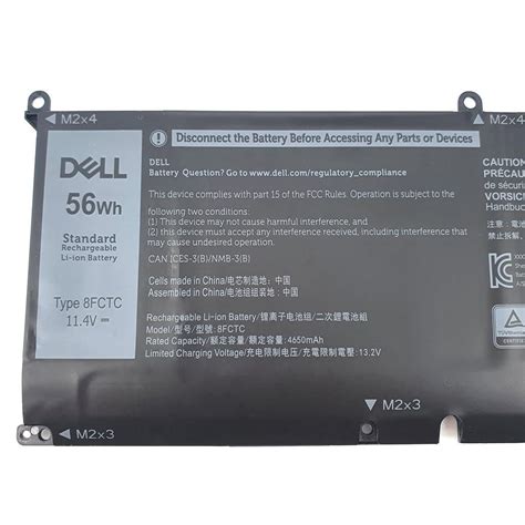 Dell 8fctc 56wh 戴爾 電池 Dell G7 15 7500 P100f Dell Xps 15 9500 P91f