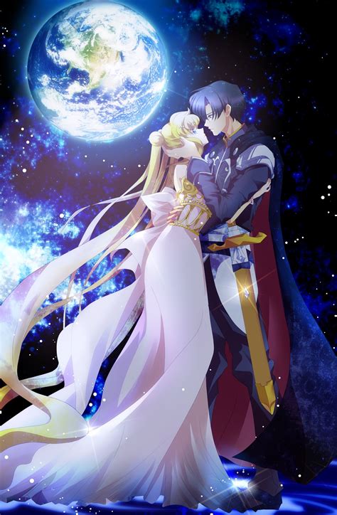 sailor, Moon, Anime, Girl, Male, Blonde, Series, Kiss ...