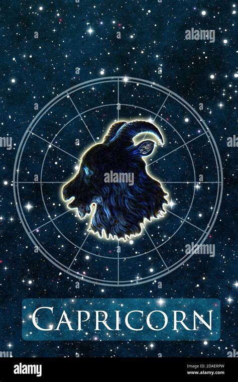 Astrological Sign Of Capricorn Stock Photo Alamy