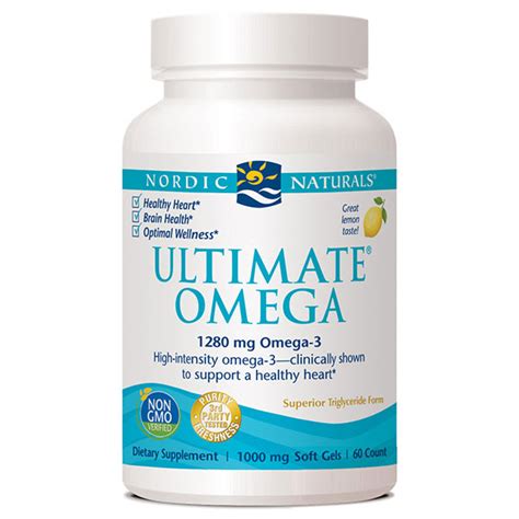 Ultimate Omega 60 Softgels Nordic Naturals Day Of Health 107 S