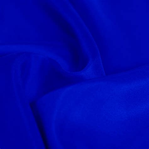 100 Silk 8mm Silk Habotai Fabric Royal Blue Silk Fabric 114cm Etsy