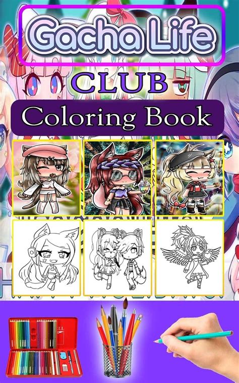 Buy Gacha Life Club Coloring Book Activity Color Book Anime Coloring