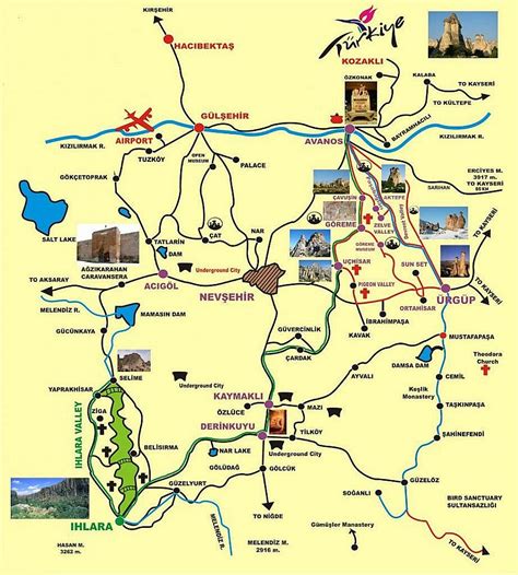 Türkiye haritası ile tüm illerin detaylı haritaları görebilir, ilçe, semt ve mahalle listelerine il harita sayfalarından bakabilirsiniz. Kapadokya Turizm Haritası I Capadokia Maps Turkey