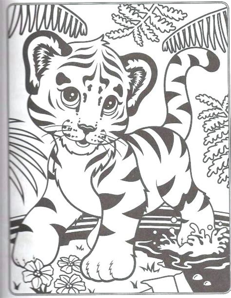 Cute Baby Tiger Coloring Pages At Free Printable