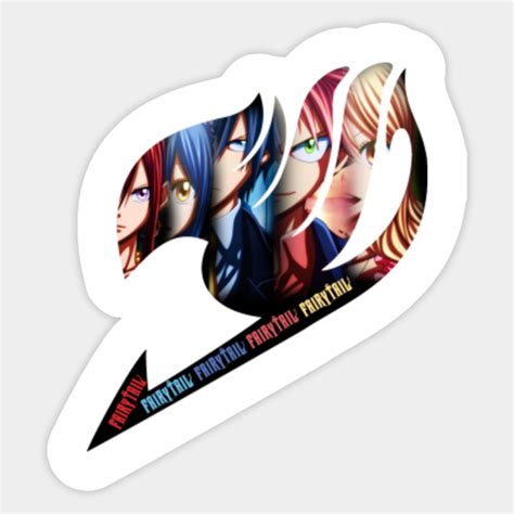 Fairy Tail Group Logo Anime Fairy Tail Sticker Teepublic