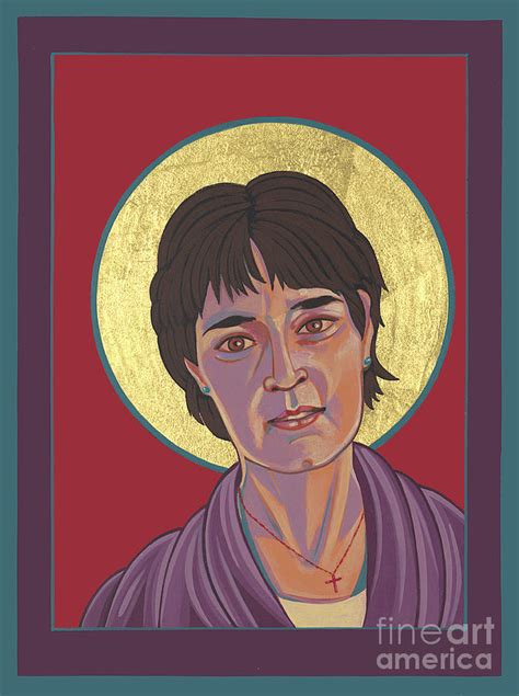 Holy Living Martyr Dianna Ortiz 317 Painting By William Hart Mcnichols