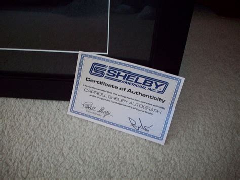 Signed by carroll shelby and includes coa. Carroll Shelby signed 2007 GT500 Poster | SVTPerformance.com
