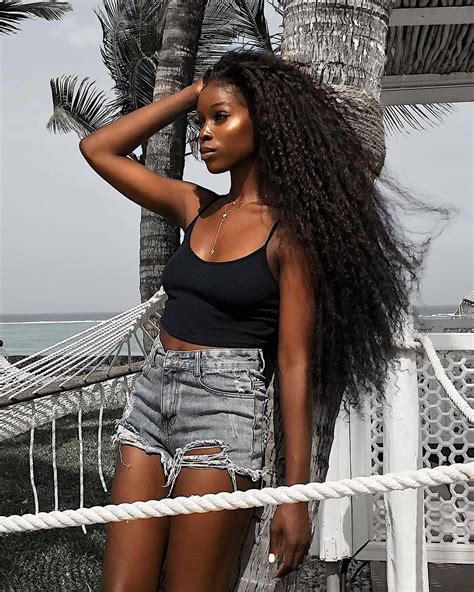 Black Skin Women On Instagram “kehindesmith 🍫🍫” Natural Waves Hair Natural Black Women