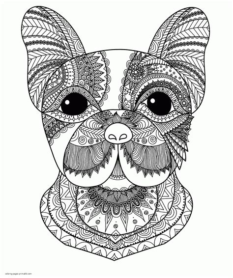 Intricate Animal Coloring Pages || COLORING-PAGES-PRINTABLE.COM
